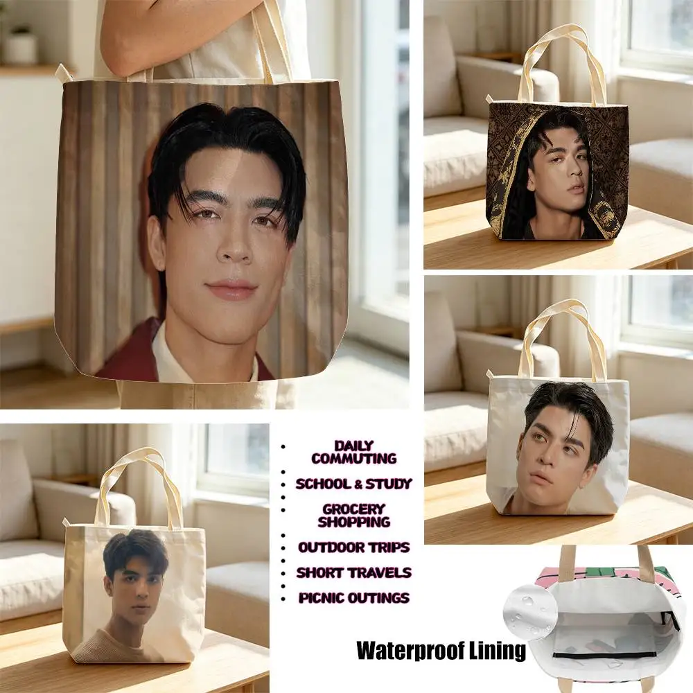 J-Joss Way-Ar Sangngern  Storage Bags Waterproof Canvas bags suitable for going to class, shopping, gifts, and commuting