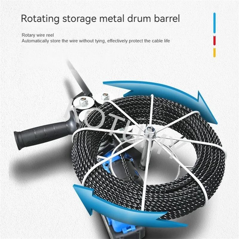 KOTUMY 21V Brushless Electrician Threading Machine Automatic Electric Puller Through Wall Rechargeable Lithium Battery
