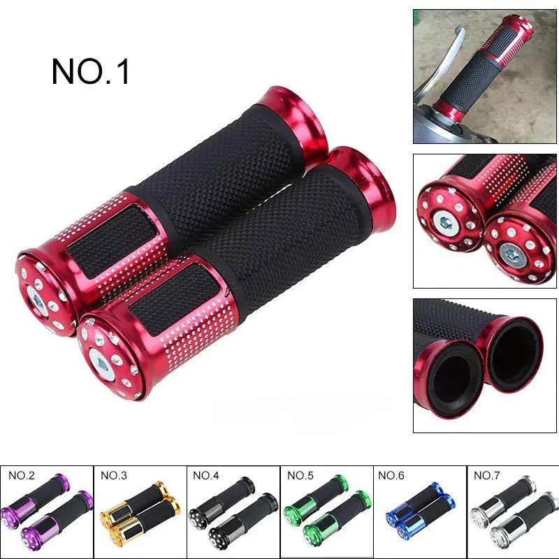 Motorcycle Handlebar Plug Aluminum Knobs Anti-Slip Handle Bar Hand Grips CNC Ends Motorbike Parts for Dirt Bike Street Modified