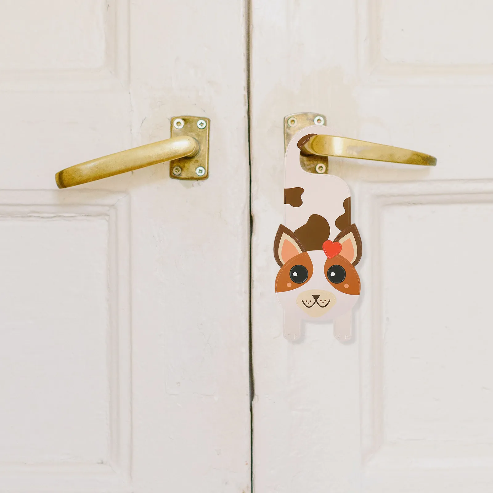 2pcs shaped Door Knob Signs H made Animal Shaped Knob Signs Paper DIY Kids Room Cartoon Hanging Decorative Tags