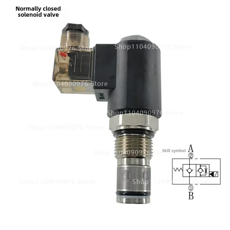 Solenoid valve Hydraulic normally closed type SV12-20 pressure maintaining check valve LSV2-12-2NCP check oil drain valve DC24V