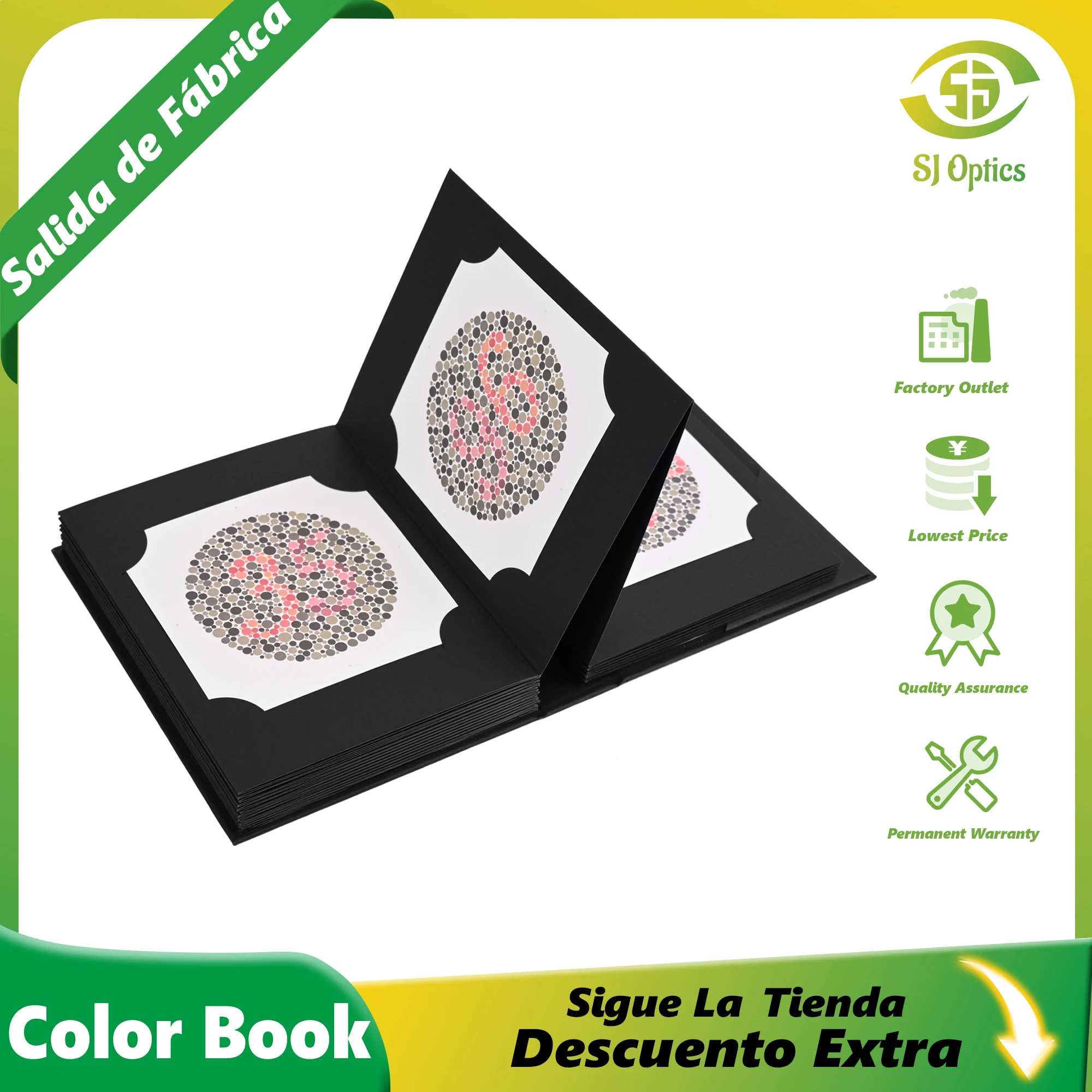 Ishihara Book 38 Plates Optometry Color Blindness Color Deficiency Ishihara Color Blindness Test Book