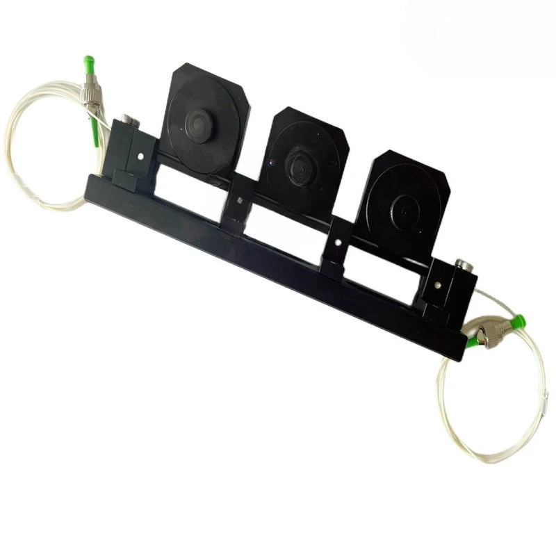 Controlador de polarização de três anéis, mecânico manual