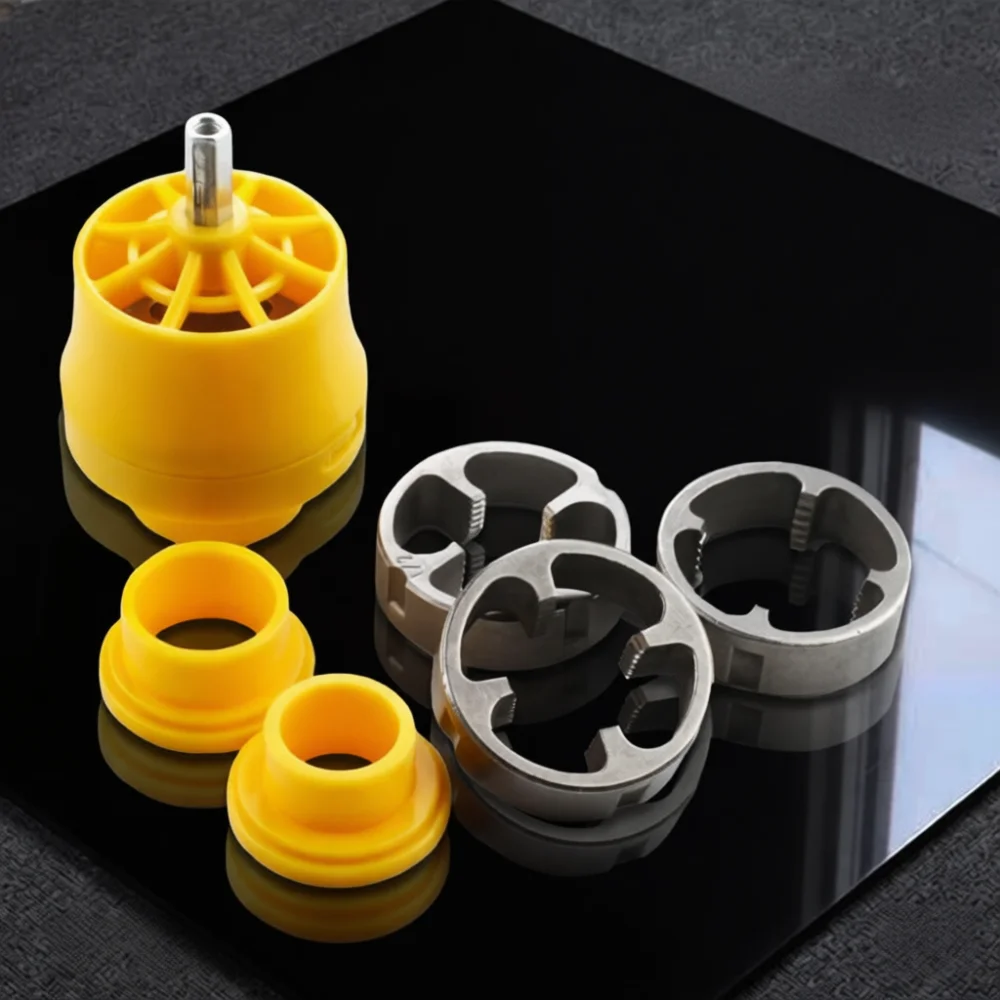 PPR Plastic Pipe Thread Cutting Tool Electric Drill Accessory Set Plumbing Maintenance Threader Dies Home Pipe Fitting Equipment