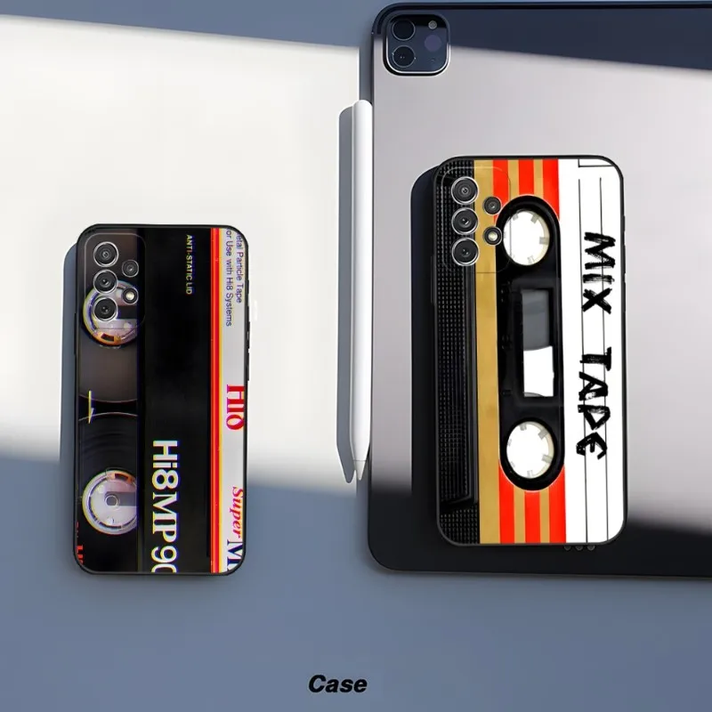 Retro Vintage Old Cassette Tape Phone Case For Samsung Note 20 Ultra Plus Pro 10 Prime M 80s 51 52 30 30S 31 32 40 20 8 6