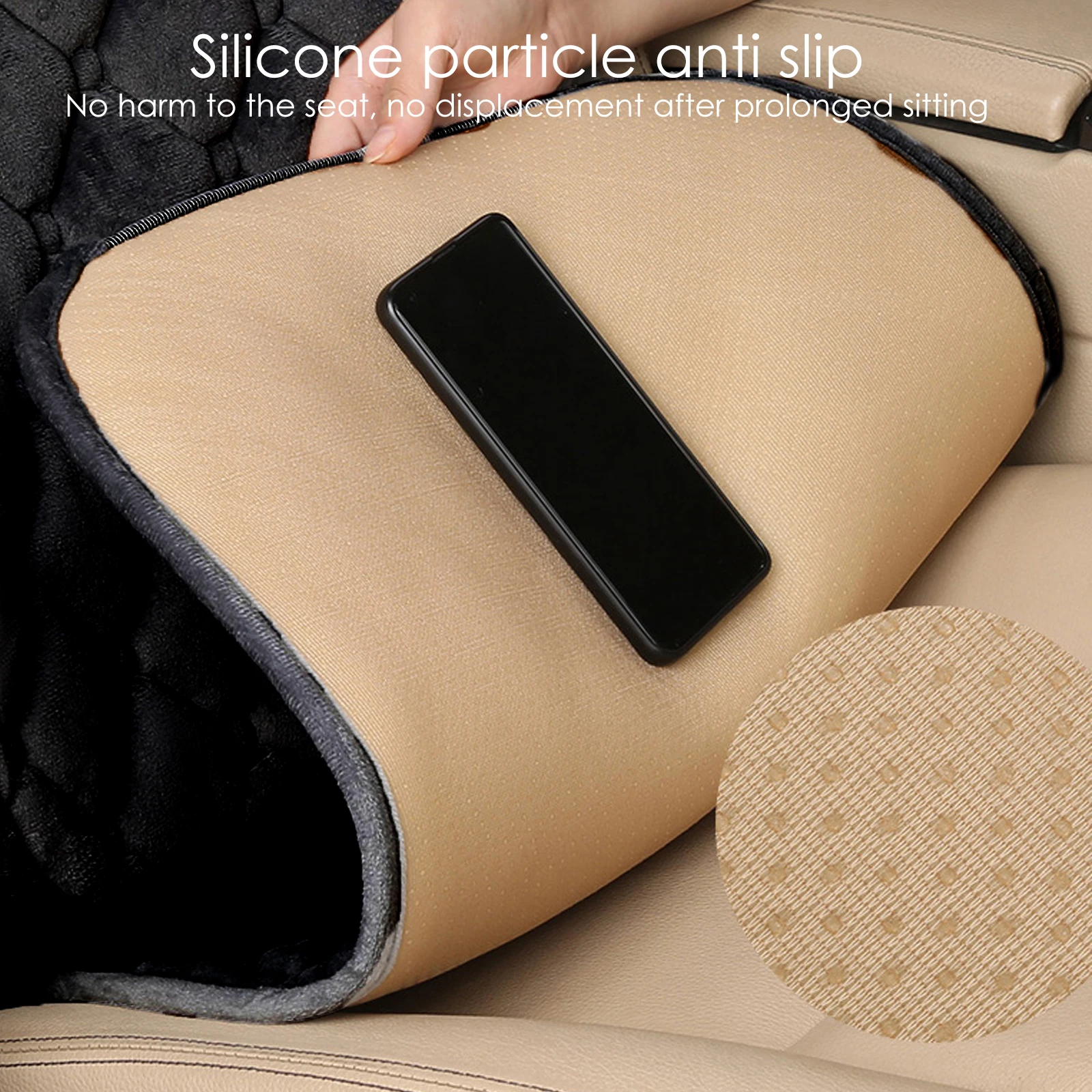 Car Seat Covers Protector Set Universal Auto Front Rear Chair Cushion Pad Warm Plush Automobiles Seat Covers Mat Car Accessories