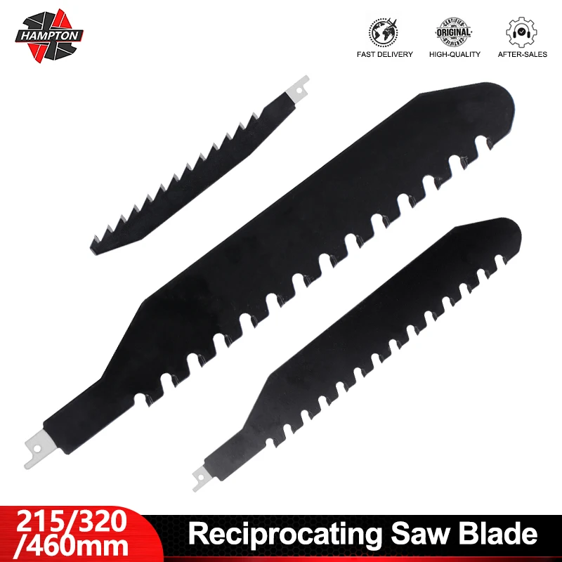 HAMPTON Carbide Saber Blades 215/320/460mm Jig Saw Blade For Cutting Wood Plastic Pipe Metal Reciprocating Saw Blade
