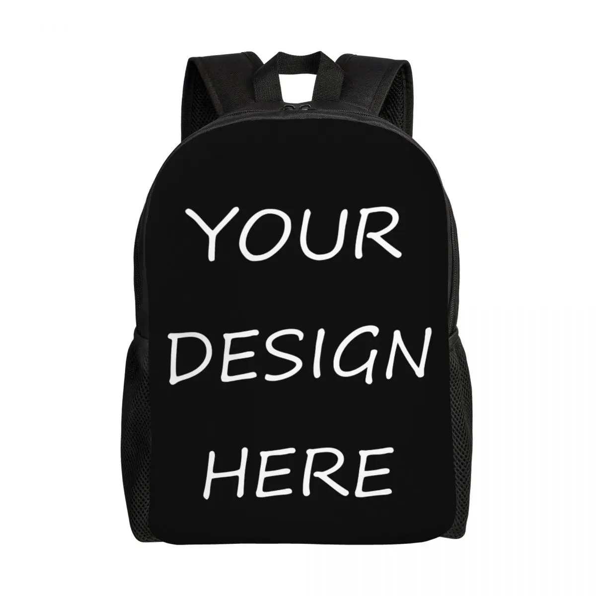 

Custom Your Photo Logo Text Print Backpack College School Students Bookbag Fits 15 Inch Laptop Your Design Here DIY Bags