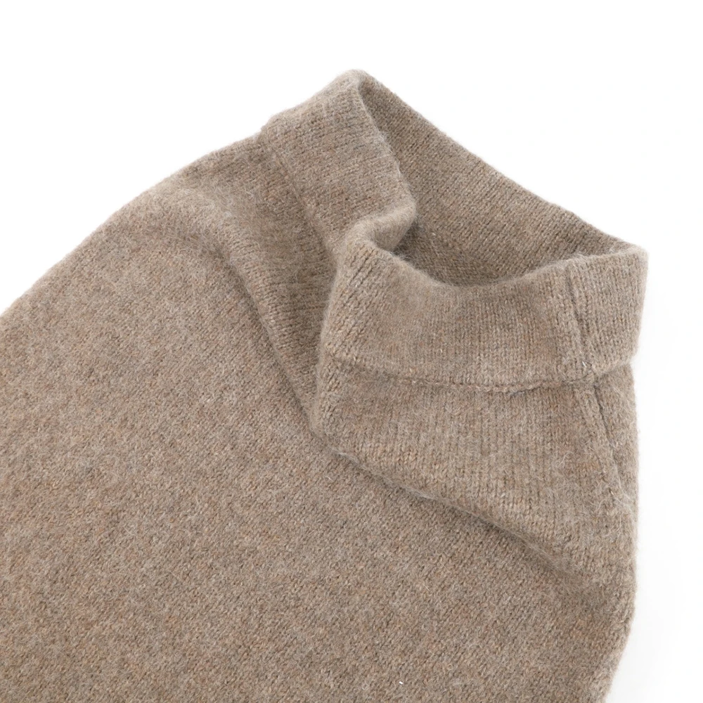 Damenrock aus Wollmischung, eleganter, hoch taillierter, gerader Rock mit Rückenschlitz, kann mit einem Oberteil 2025, Winterneu gepaart werden