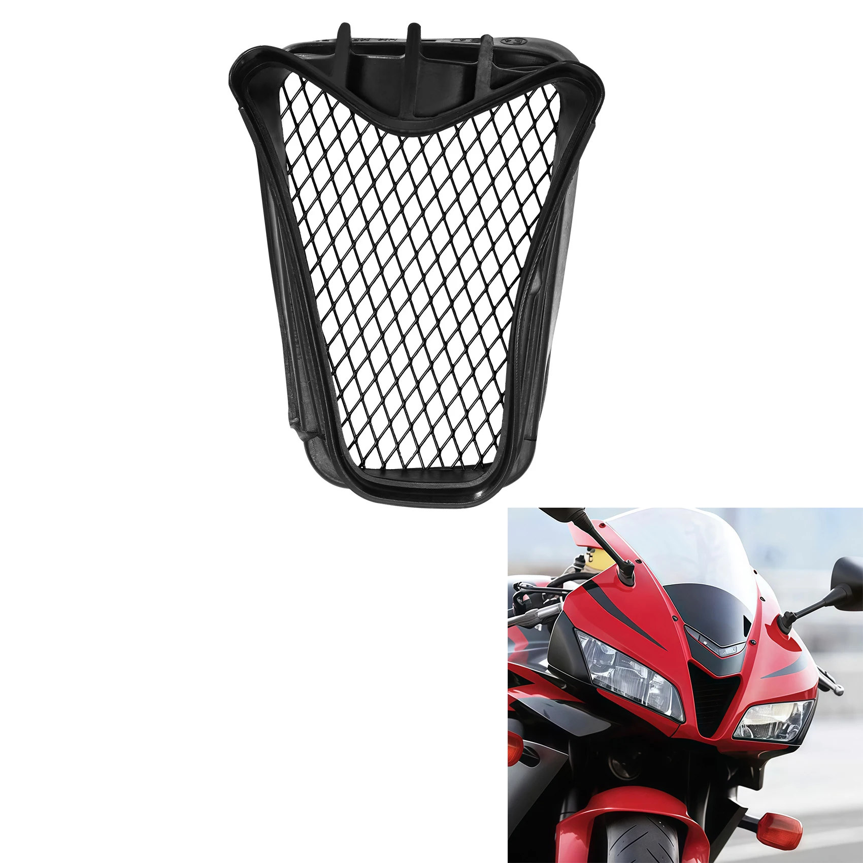 Motorcycle Ram Air Intake Tube Rubber Mesh For Honda CBR600RR CBR 600 RR 2007-2012  2011 2010 2009 2008