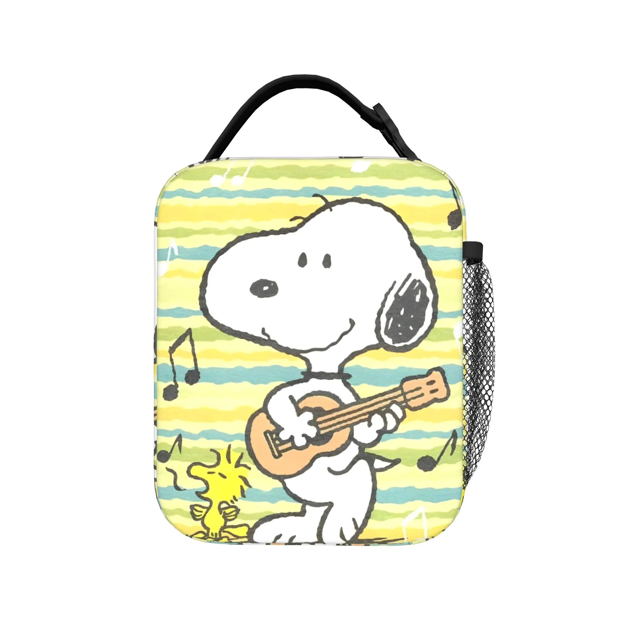 

Cute Snoopys Insulated Lunch Bag Cooler Bag Lunch Container Cartoon Manga snoopy Tote Lunch Box Girl Boy Office Outdoor