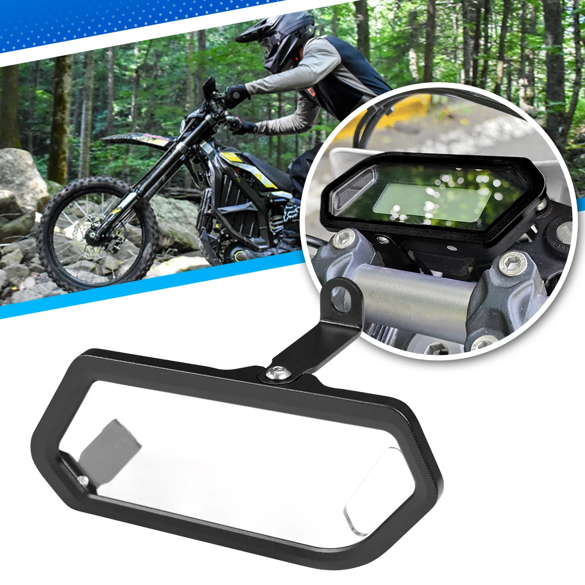 

Motorcycles Screen Dashboard Display Guard Cover Black Protector Cover Modification Protection Exterior For Surron Ultra Bee