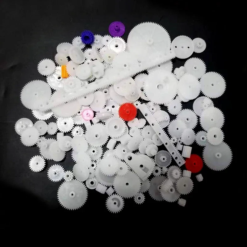 157 نوعًا من عبوات التروس 0.5 معامل، ملحقات الألعاب المغزل طبقة واحدة مزدوجة الطبقة مزدوجة الوصلة تخفيض العتاد تاج الأسنان