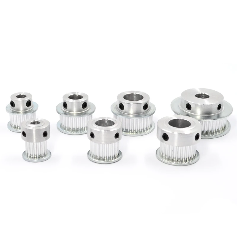 3M 20T:40T 1:2 Ròng Rọc Đồng Bộ Bánh Xe Giảm Tốc Thời Gian Dây Băng Thông 10 Lỗ 5/6/6.35/8