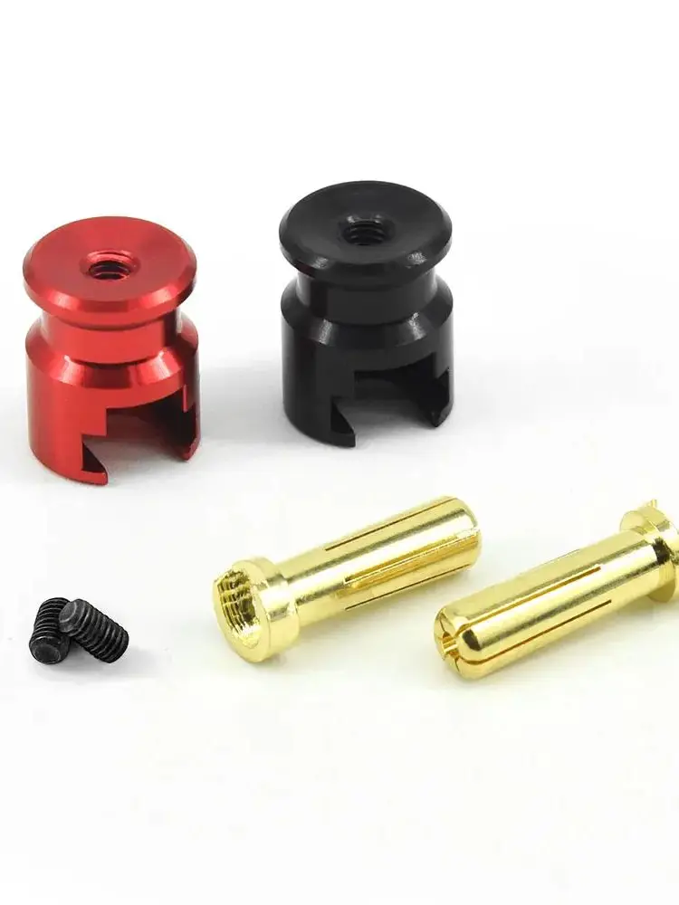 

Hot Team Heatsink Bullet Plug Grips with 5mm Bullets for 1/10 Off-Road Truck RC Car Upgrade Parts Battery