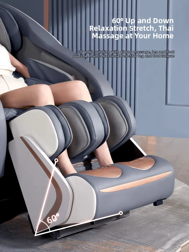 2026 Household Full Body Automatic Electric Multifunctional Smart Space Capsule Chair PU Leather Zero Gravity Smart