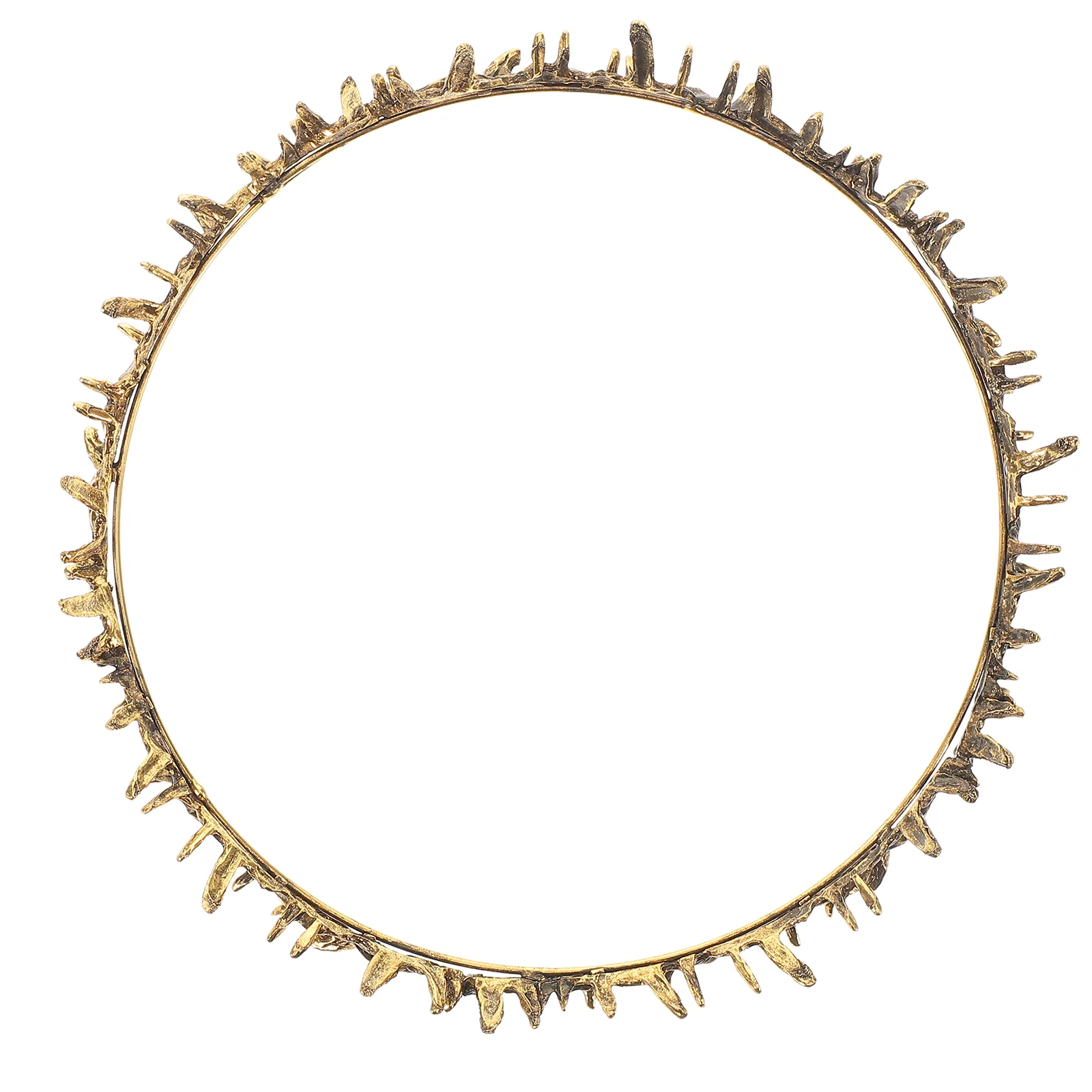 

Crown of Thorns Flower Renaissance Fair Crowns for Men Decor Elven Women Statue Egyptian Headpiece Circlet