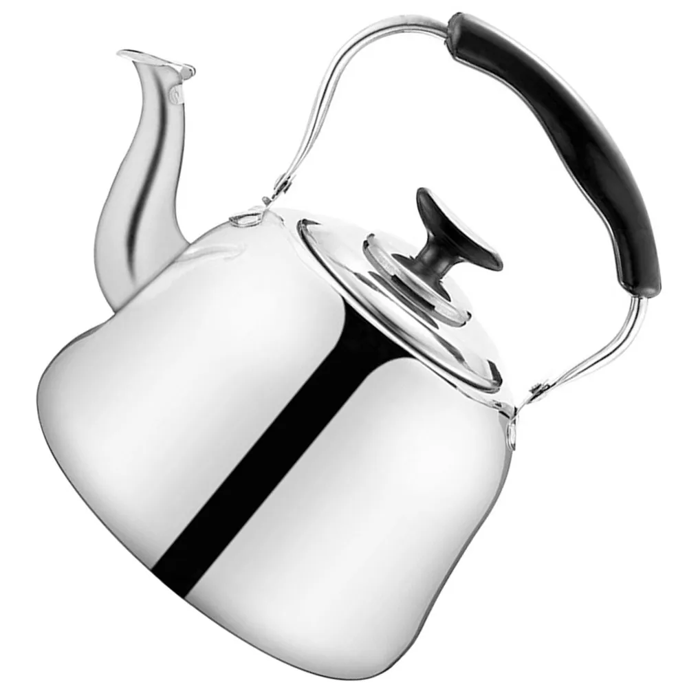 Elegant Stainless Steel Whistling Kettle with Precision Tea Strainer Fast Heating Large Volume Boil Kettle for Household