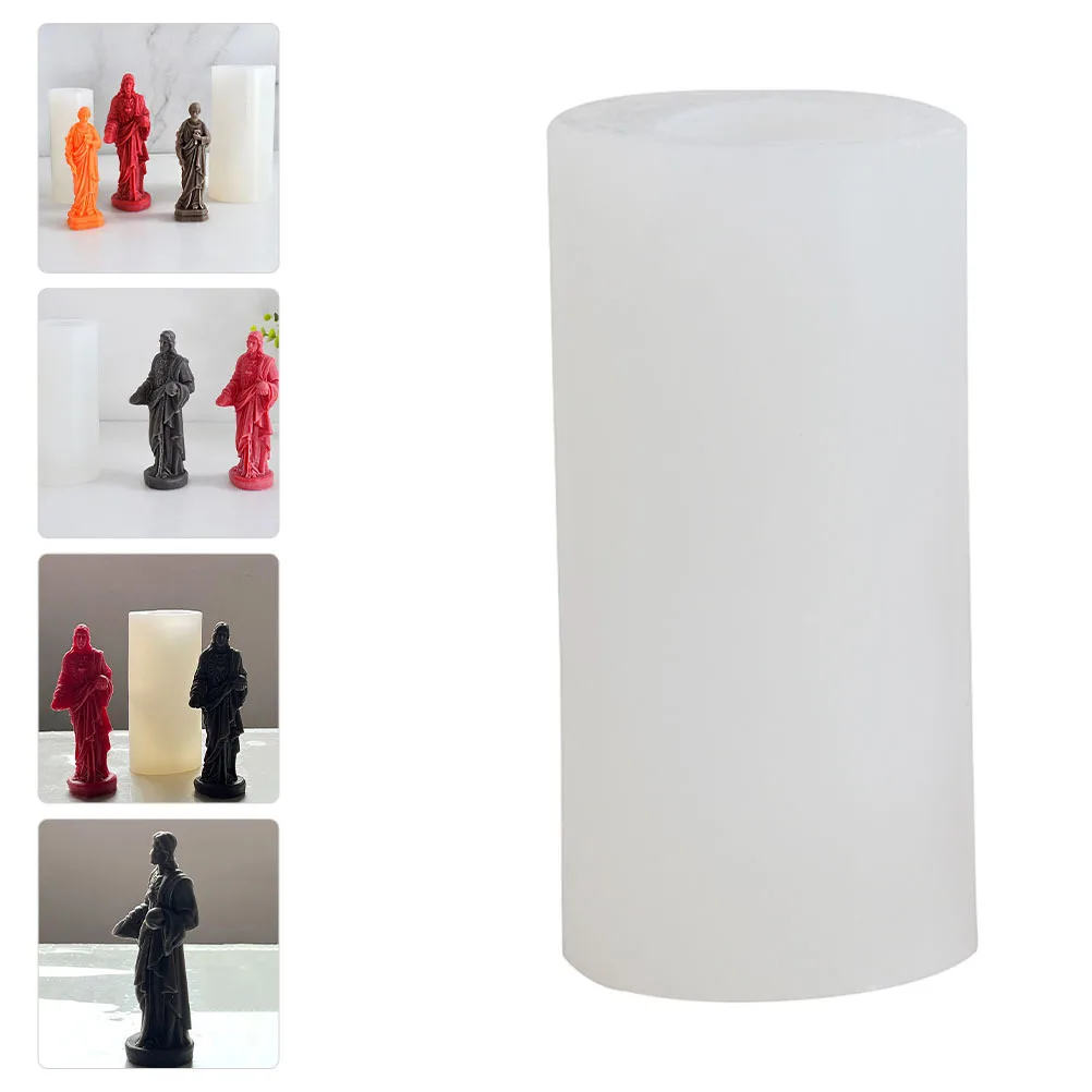 

Jesus 3D Silicone Mold For Soap Making Diy Craft Scented Wax Resin Gypsum Cement Statue Ornament Molds