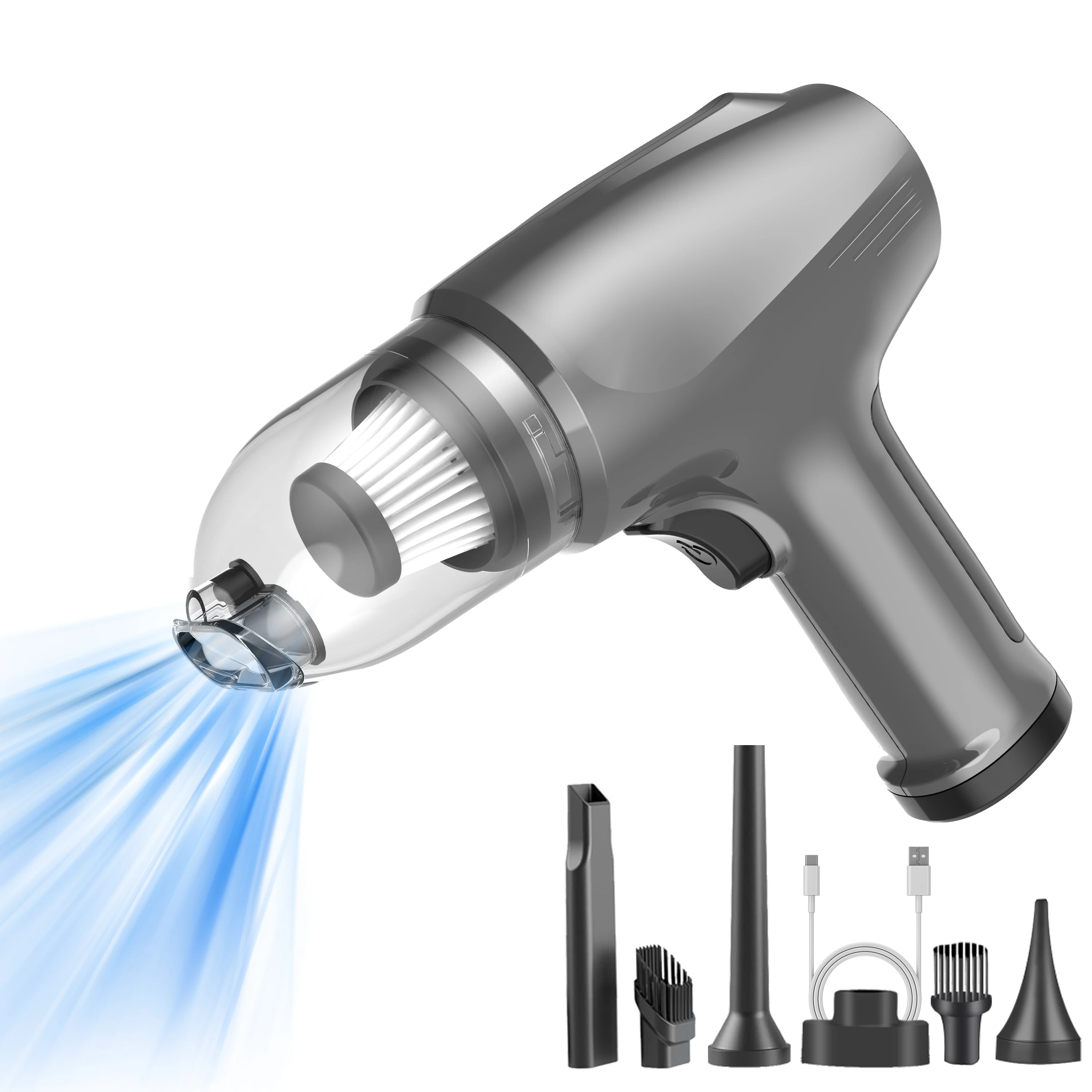 

Portable Mini Handheld Cordless Wireless 8Kpa Wet Dry Vacuum Cleaner Hand Vacuum Cleaner for Car