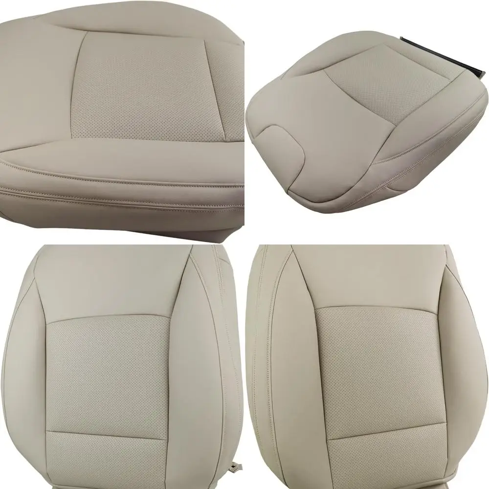 

Perforated Leather Seat Cover Tan | Compatible with 2015-2017 Subaru Outback & 2015-2019 Legacy – Fits Heated & A/C Seats (Tan,