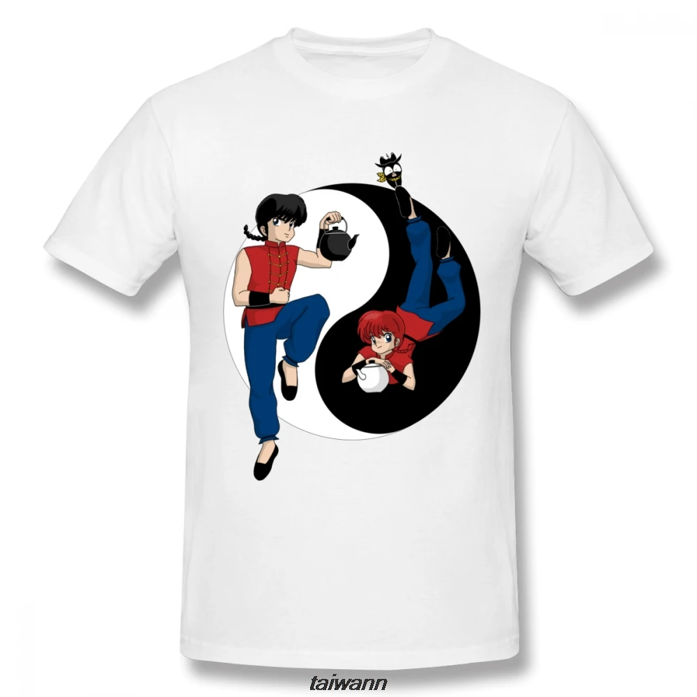 Ranma 1/2 Camiseta Round Neck Custom Men's Retro Natural S-6XL Tee Shirt Popular Nice Short-sleeved Summer Breathable