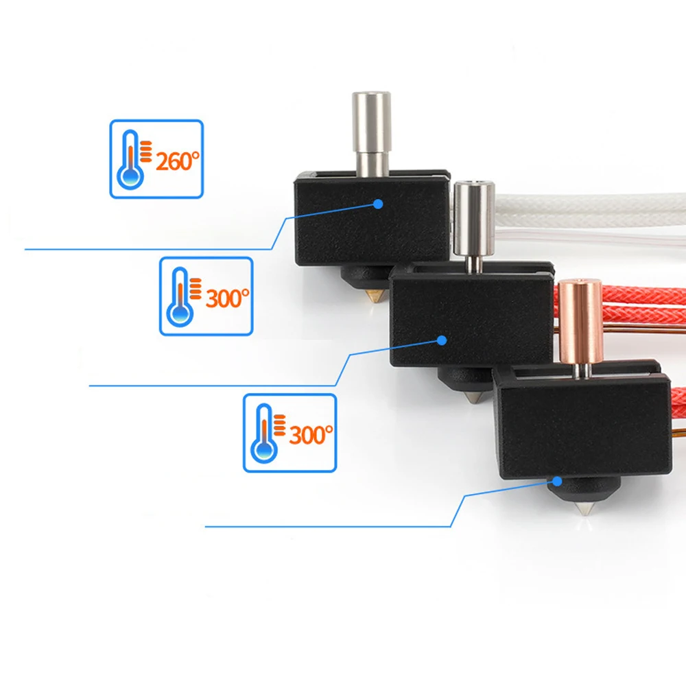 Высокотемпературная печатающая головка, совместимая с Creality Ender 3 S1 Ender3 S1 Pro CR10 Smart Pro Sermoon V1, 3D-принтер