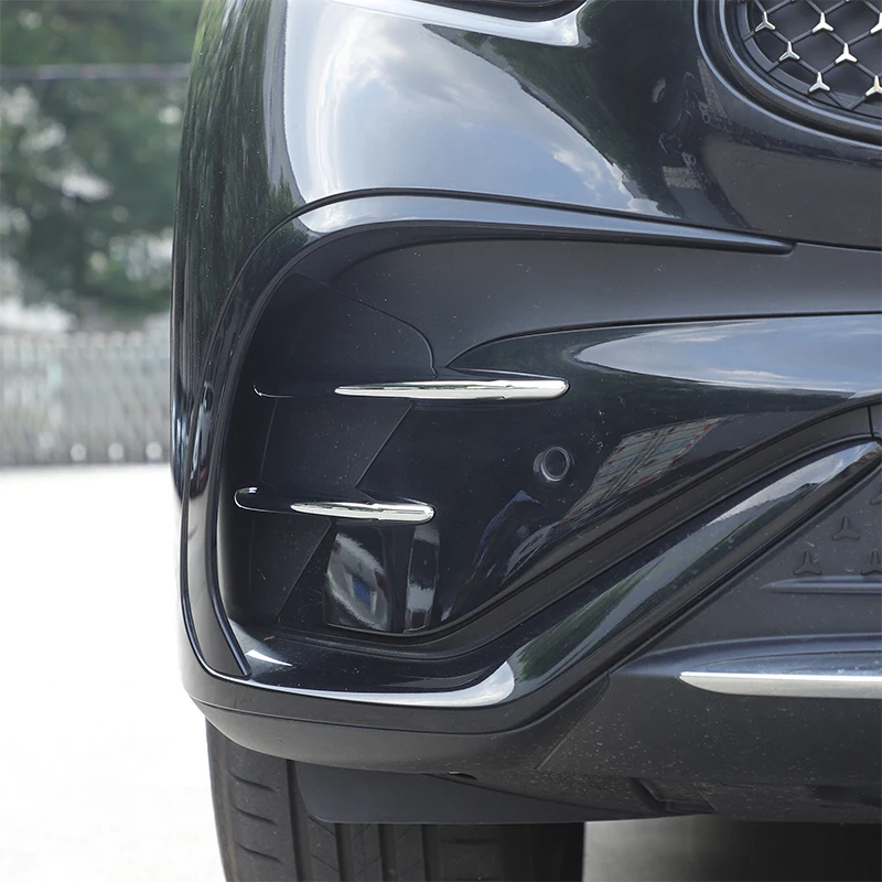 For Mercedes Benz GLC X254 2023 2024 Car-styling ABS Carbon Fiber/Silver/Black Car Air intake grille Strips Trim Car Accessories