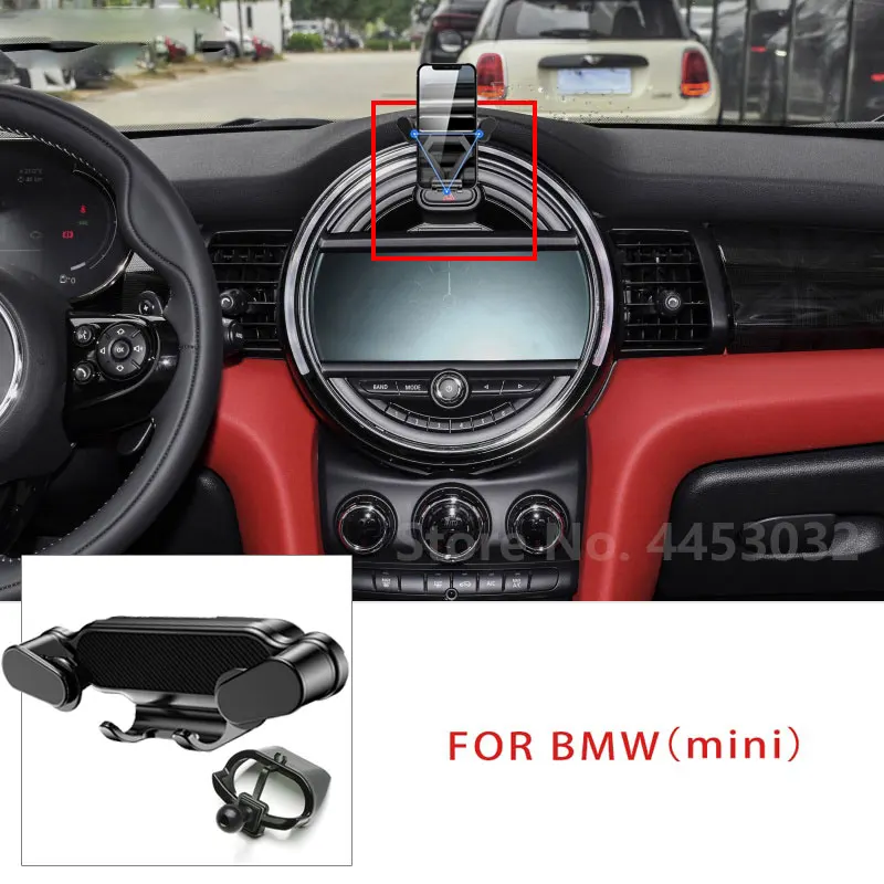 

Gravity Car Mobile Phone Holder For MINI Cooper Countryman F60 F56 One F54 F55 Air Outlet Mount GPS Support Stand Accessories
