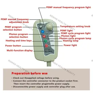 PEMF-Heizfarbfarbe infrontierte Farm, Fatonmassage, natürlicher Bio-Krist 9 Hauptverkaufsmagnetdecke für Massage - №4