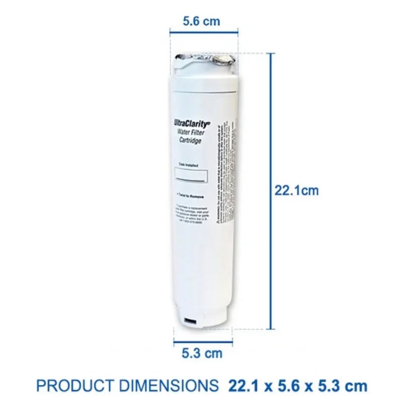 (1-5Pack)Bosch Ultra Clarity Refrigerator Water Filter For 644845、740560、9000194412、740560、Haier 0060820860、Miele KWF1000