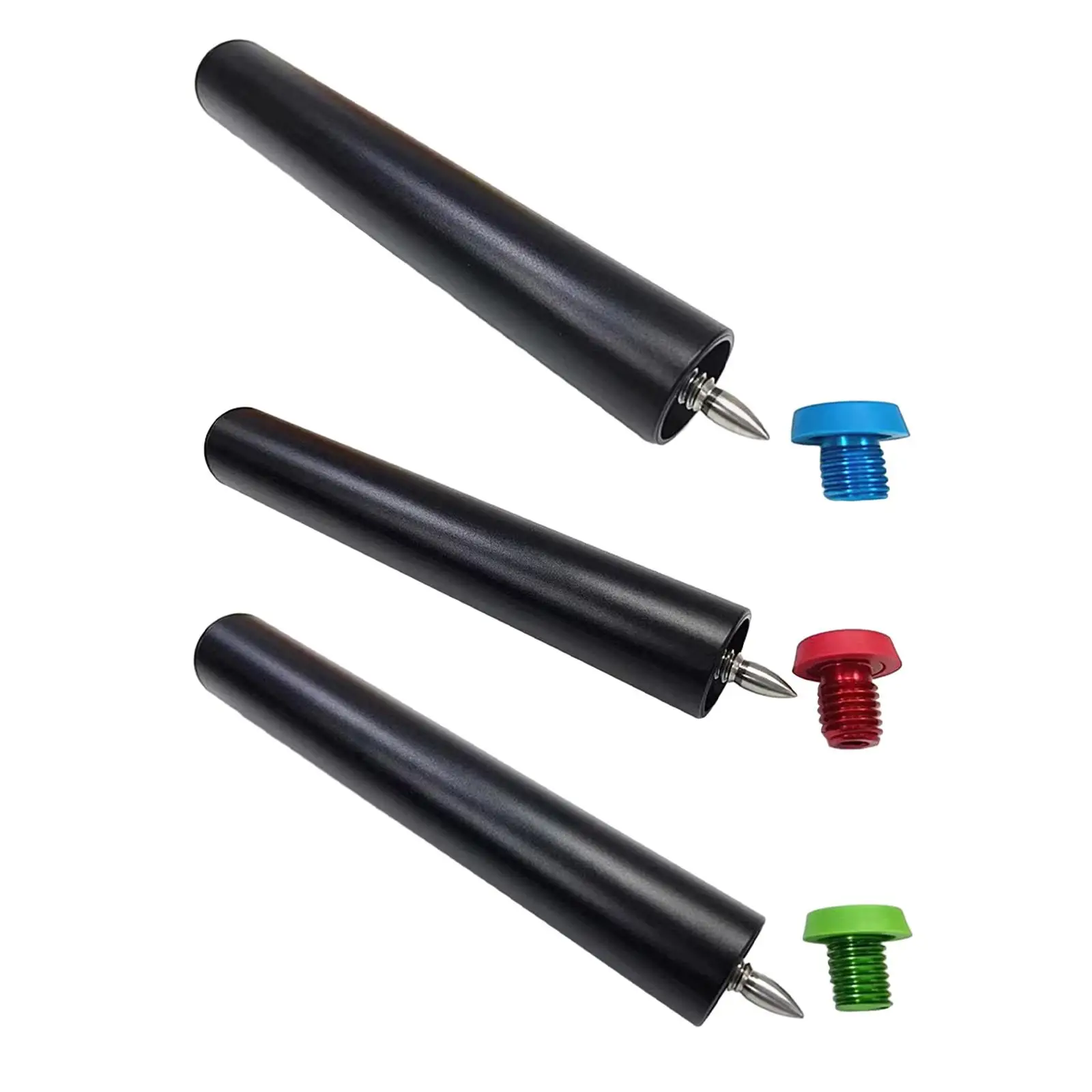 Pool Cue Extender Cue End Lengthener Billiards Pool Cue Sticks Extension Strong Length 8inch for Men Women Parts Accessory