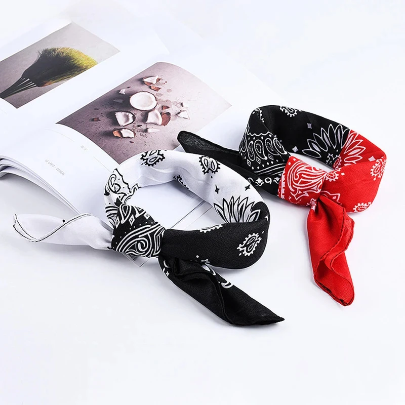 

Fashion Hip Hop Printed Bandana Of Man Women Outdoor Headbands Hair Band Wrist Wraps Hair Scarves High Quality Hair Accessories