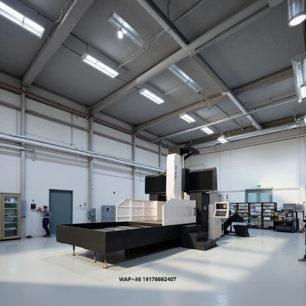 Heavy Duty 3 Axis  CNC Gantry Milling Machine for Copper Automotive Components Automatic Tool Changer CE Tongbang XK2142