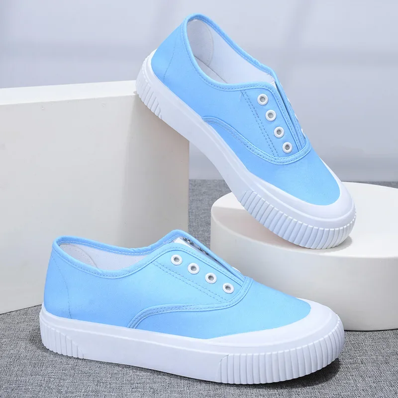 Candy Color 2024 Spring/Summer New Women's Shoes Breathable Upper Soft and Durable Big Sole Comfortable Women's Shoes