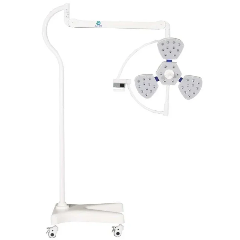 

2025 Hot selling 3 cold light source vertical surgical light LED moving petal surgical examination light