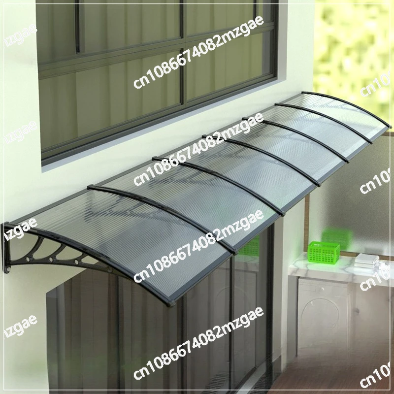 Outdoor air conditioner external unit PC sun board canopy eaves household door head rainproof rain shield