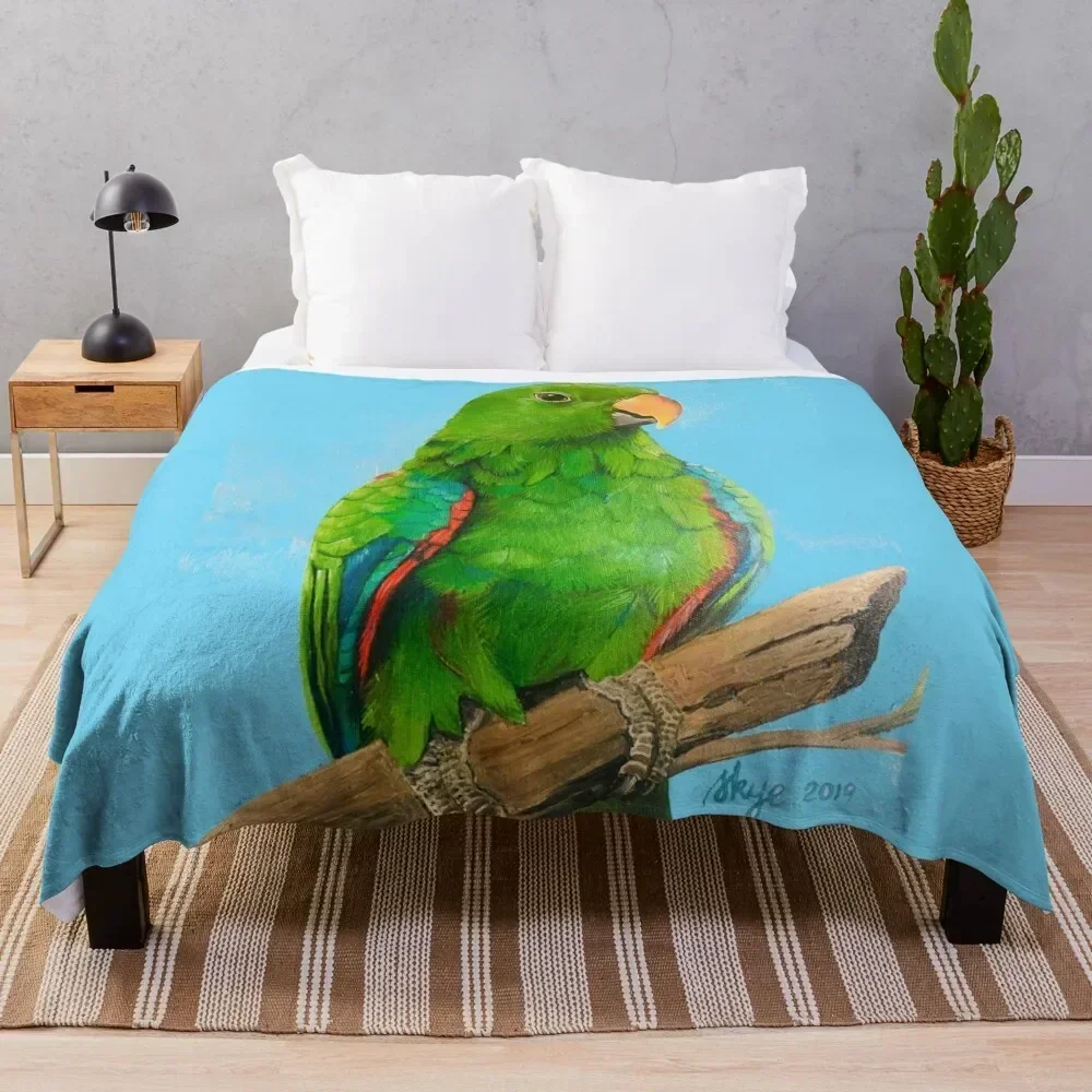 

Eclectus Throw Blanket Cozy Home Blanket Gift for Christmas Holiday