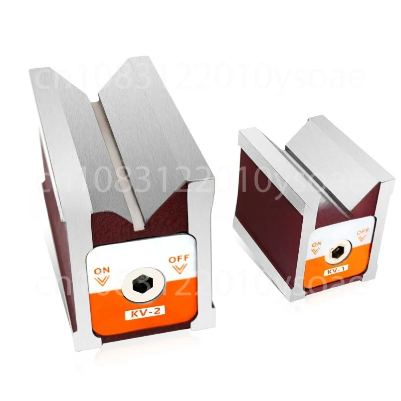 KV-2 Magnetic Triangular Table Right Angle Magnetic Base Laser Machine V Type Magnetic Block Wire Cutting Magnet 12K CH