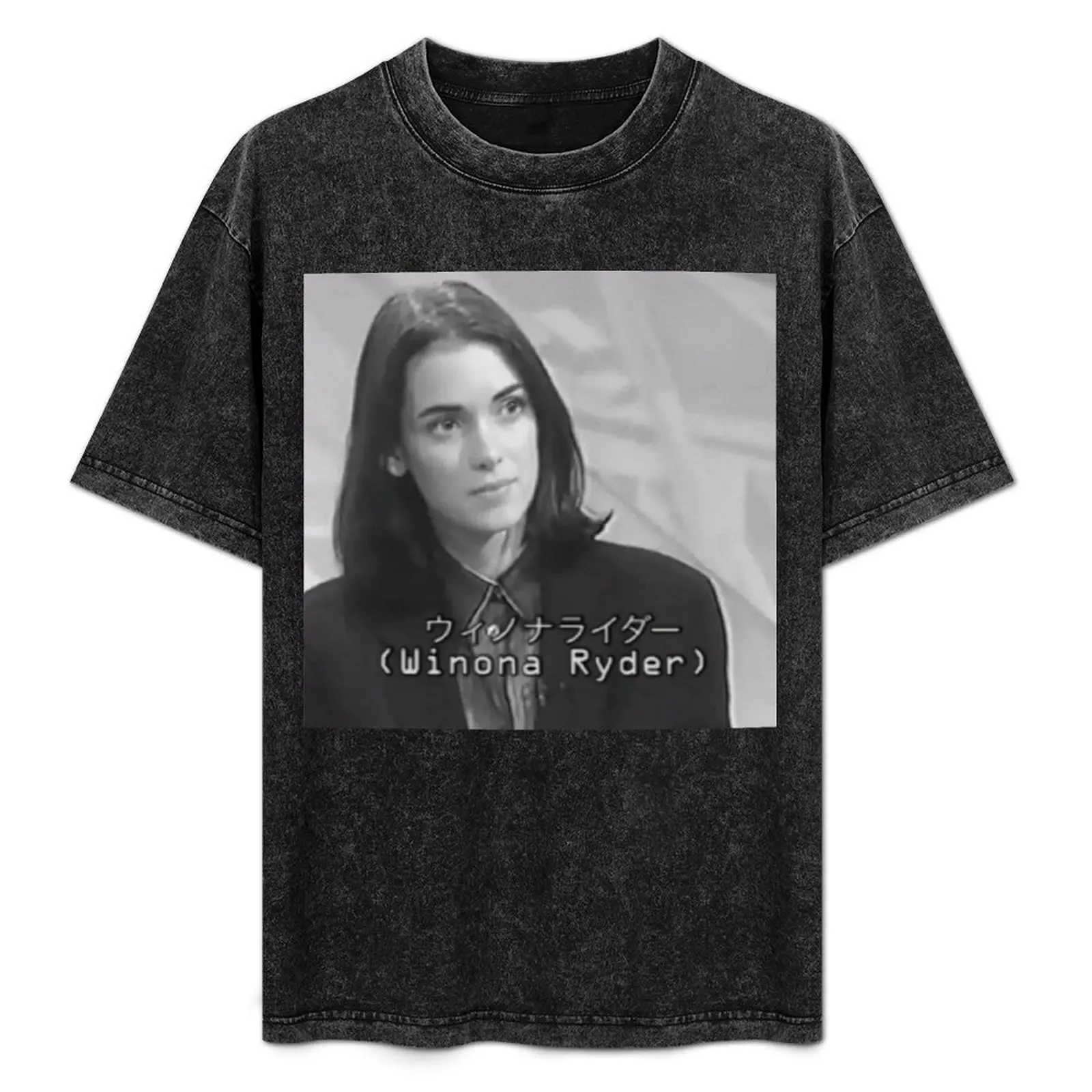 Winona Ryder (1991) T-Shirt blanks anime clothes plus size clothes vintage clothes mens graphic t-shirts funny