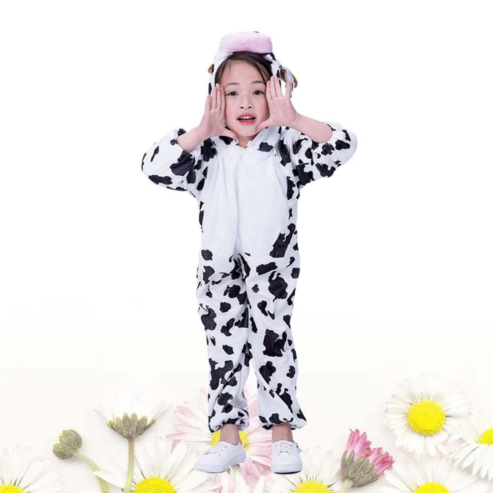 

Cow Dress-up Costume Role Play Costume Masquerade Stage Performance Cosplay Outfit Pretend Play Clothes for (Size )
