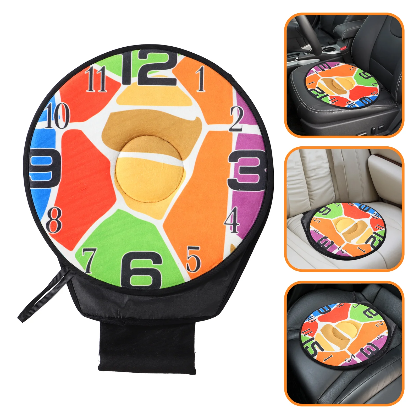 

Rotating Car Seat Cushion Portable Non-Slip Support for Elderly and Adults Comfortable Seating Rotating Car Seat Pad
