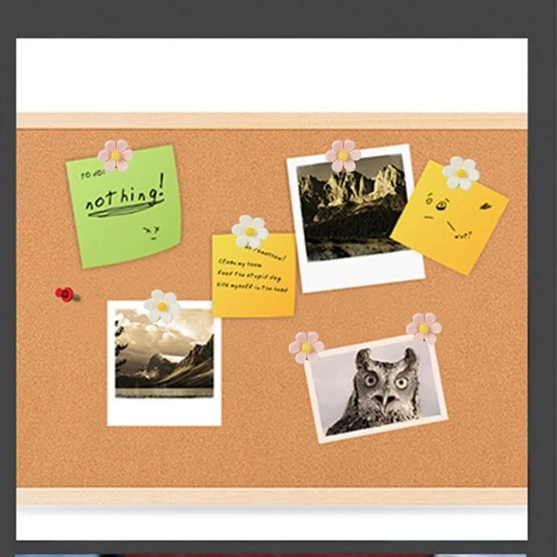 090f 20/30pcs case装飾的な親指のタック付きフラワープッシュピン描画ピンマップピン