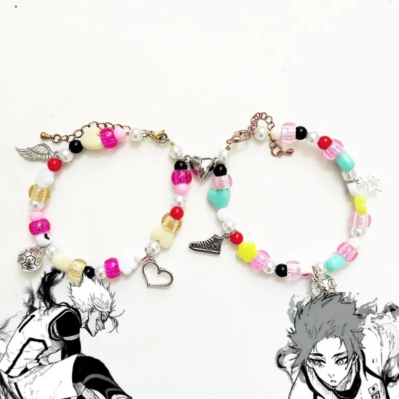 Blue Lock Inspired Sae Itoshi & Ryusei Shidou Matching Bracelets