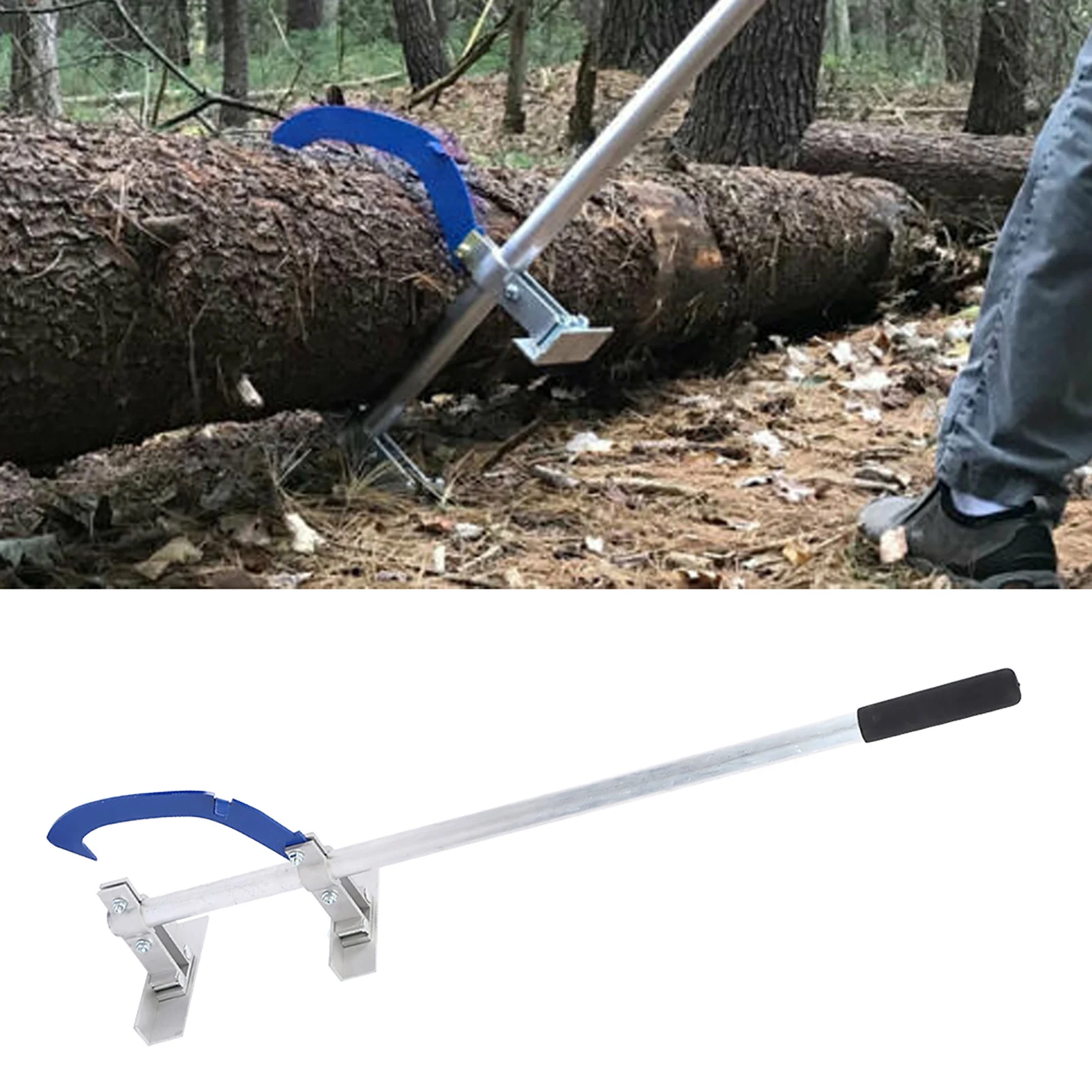 

Измеритель бревен Инструмент для деревянного патрона Ручной подъемник для бревен Бензопила Высокопрочный инструмент для подъема древесины Инструмент для деревянного патрона