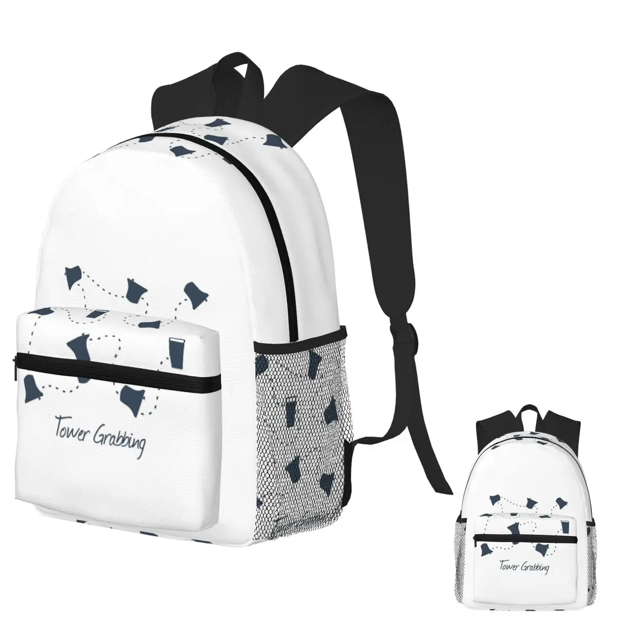 

Bell Ringing - TOWER GRABBING Student Backpack School Bag Hiking Travel Daypack for Boys Girls Fashion Bookbag Shoulder Bags