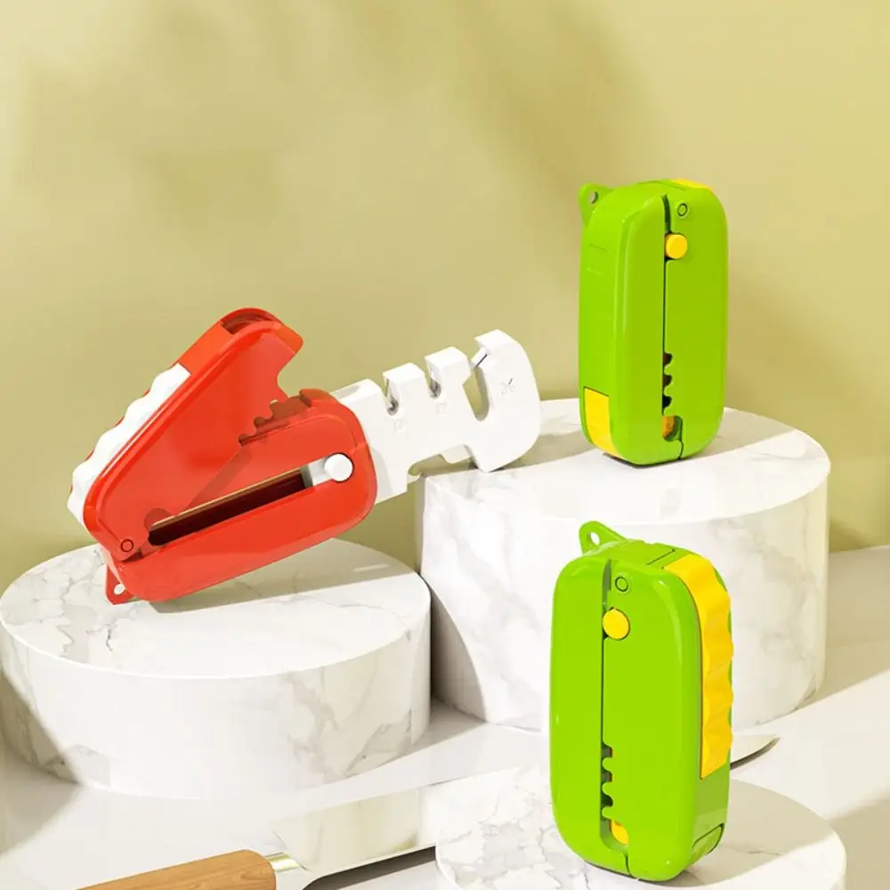 

Tungsten Steel Outdoor Cutter Sharpener Manual V Shape Grinding Groove Shear Sharpening Stone Foldable Professional Grindstone