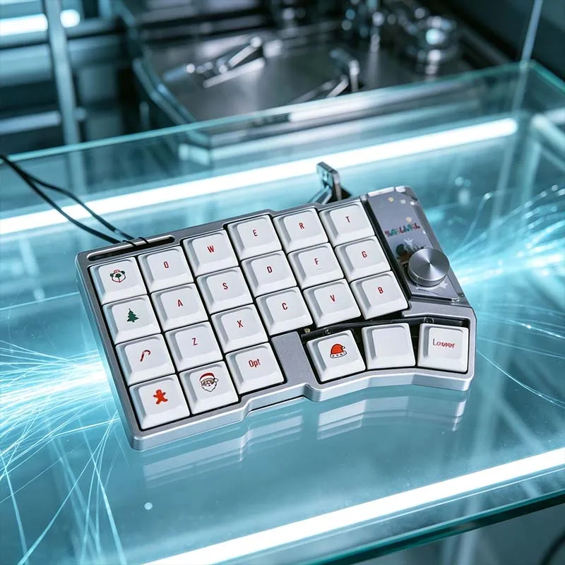 LAK LCK Low Profile Keycaps Set Compatible with Cornix Split Keyboard PBT 54 Keycaps for Kailh Choc V2 1353 MX Switches