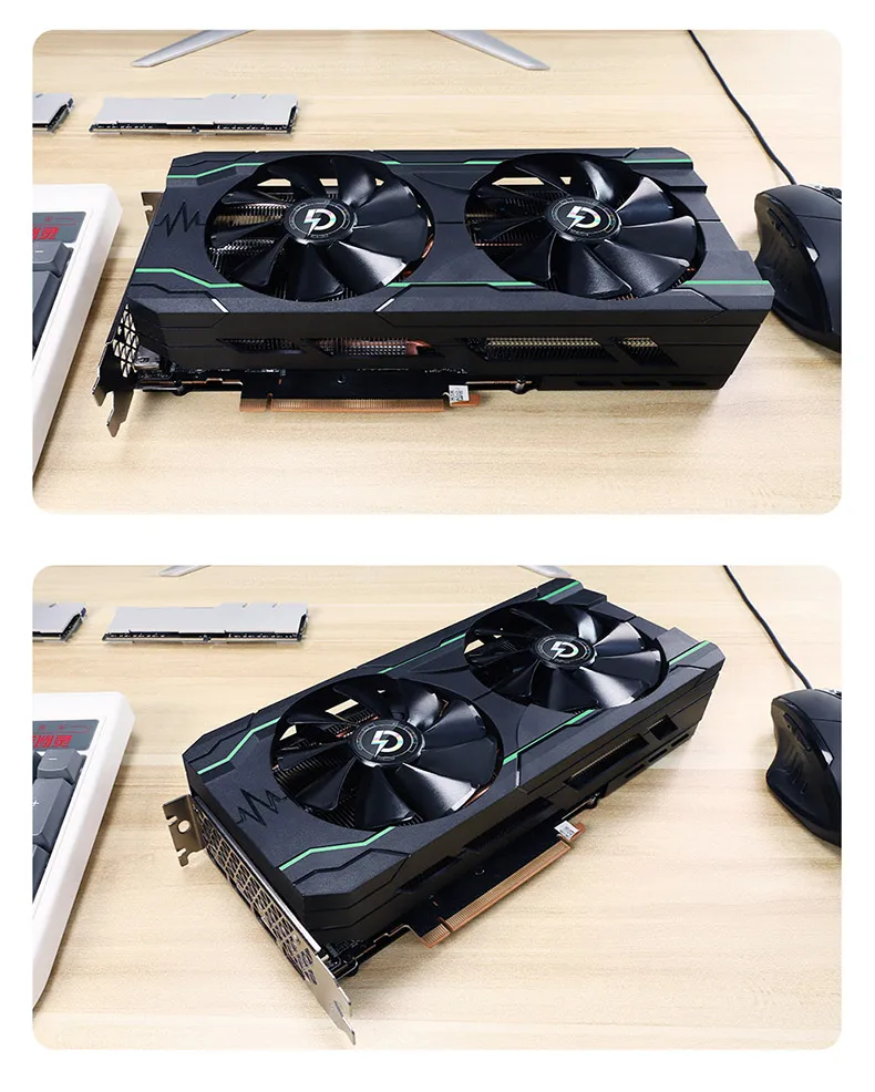 YUNYI tarjeta de video placa grafica de jogos rtx3080 3070 ti rtx 3060ti rtx3060 rx580 8gb New graphics card