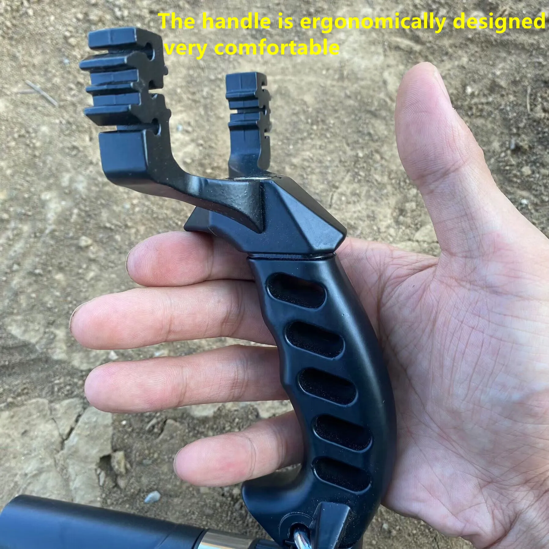 

Metal Material Fishing Slingshot Fish Shooting Catapult Outdoor Hunting Dart Shooting Slingshot Rubber Band Reel Gloves Tools